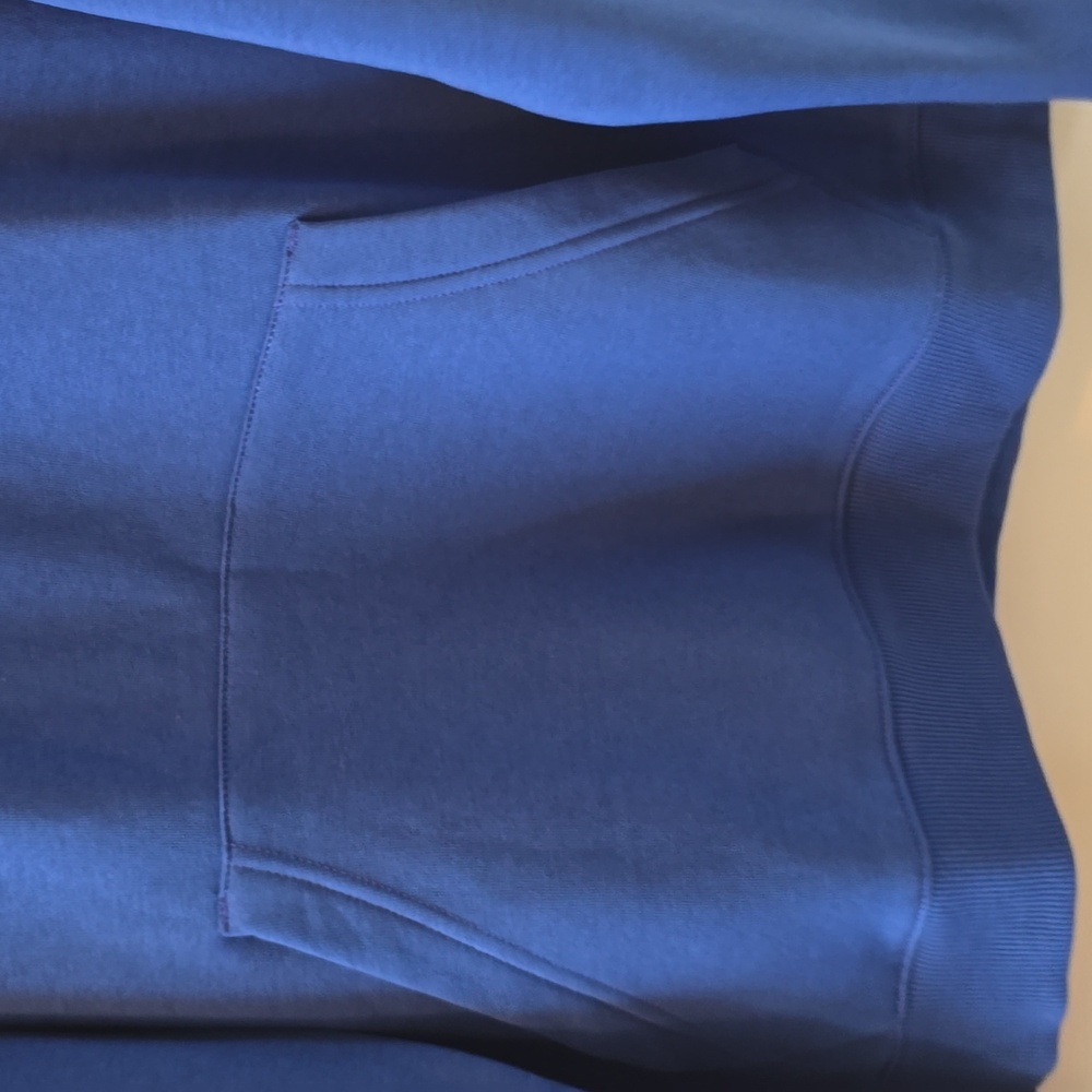 REEBOK BRAND SIGNATURE MEN'S BLUE PULLOVER FLEECE HOODIE SIZE MEDIUM - Picture 3 of 15